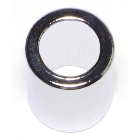 Midwest Fastener Round Spacer, Chrome Steel, 1 in Overall Lg, 1/2 in Inside Dia, 5 PK 74274